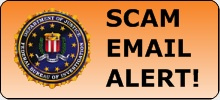 Scam E-Mail Alert!